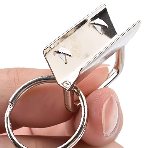 EWONICE Glass Running Pliers and 40 Pcs 1 Inch Fob Chain Wristlet ...