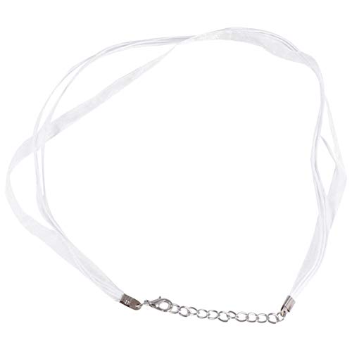 Exceart 100Pcs Waxed Necklace Cord with Clasp Wax Ropes Lanyard Ne...