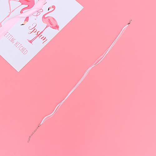 Exceart 100Pcs Waxed Necklace Cord with Clasp Wax Ropes Lanyard Ne...