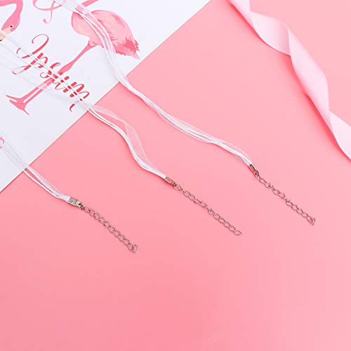 Exceart 100Pcs Waxed Necklace Cord with Clasp Wax Ropes Lanyard Ne...