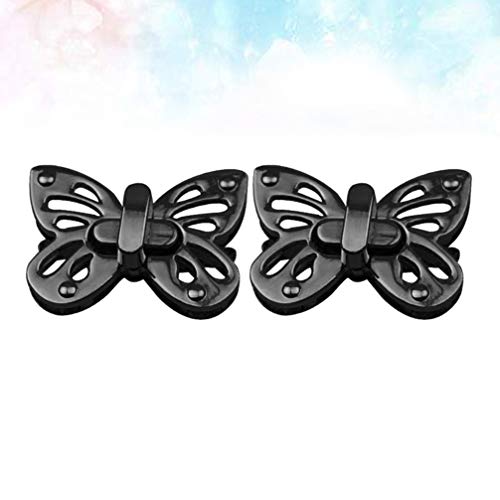Exceart 2pcs Purses Locks Butterfly Shape Metal Clutche Closure Pu...