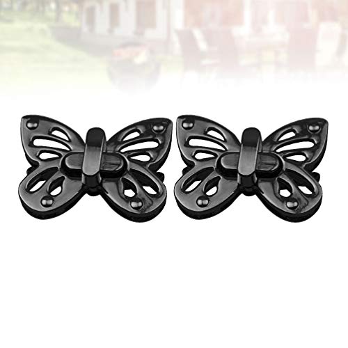 Exceart 2pcs Purses Locks Butterfly Shape Metal Clutche Closure Pu...