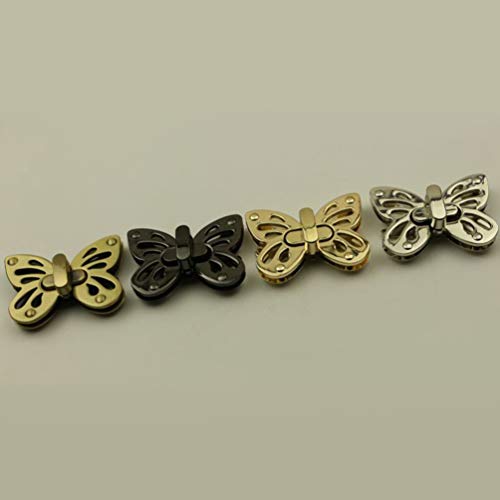 Exceart 2pcs Purses Locks Butterfly Shape Metal Clutche Closure Pu...