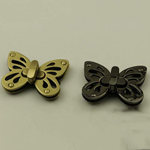 Exceart 2pcs Purses Locks Butterfly Shape Metal Clutche Closure Pu...