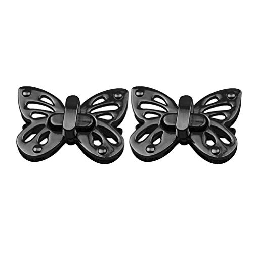 Exceart 2pcs Purses Locks Butterfly Shape Metal Clutche Closure Pu...