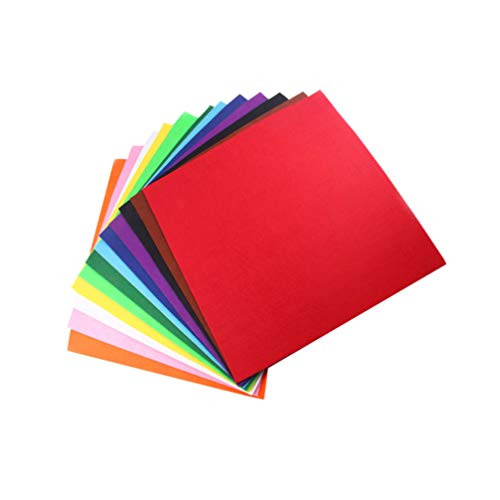 Exceart 40pcs Non-Woven Fabric Patchwork Fabric Squares Assorted C...