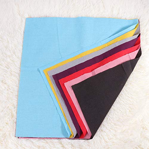 Exceart Cotton Linen Craft Fabric for Patchwork Sewing Needlework ...