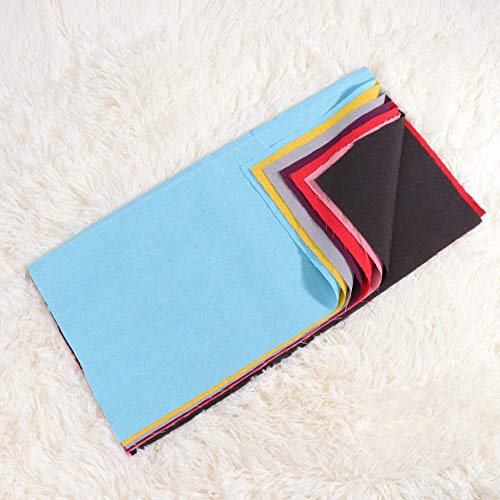 Exceart Cotton Linen Craft Fabric for Patchwork Sewing Needlework ...