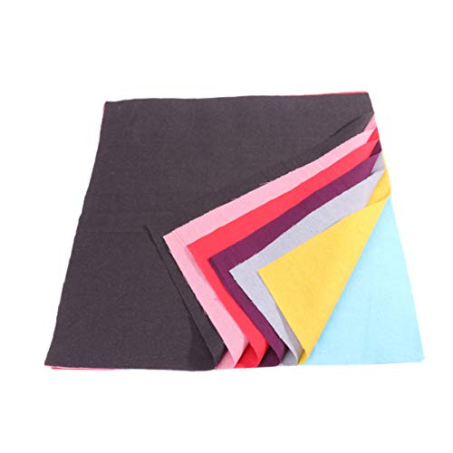 Exceart Cotton Linen Craft Fabric for Patchwork Sewing Needlework ...