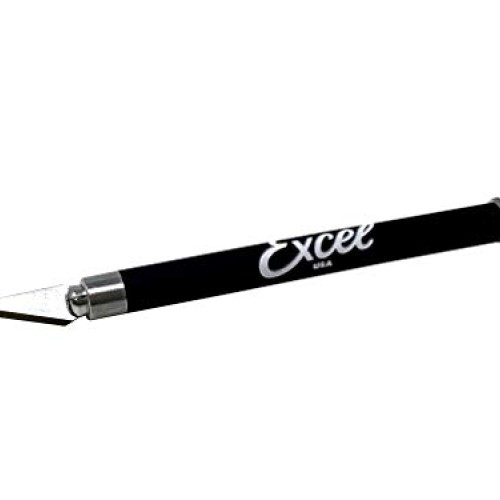 Excel Blades K18 Soft Grip Black Hobby and Craft Knife, with 15#11...