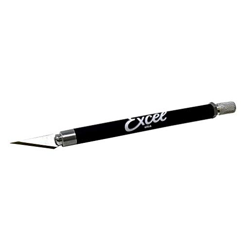 Excel Blades K18 Soft Grip Black Hobby and Craft Knife, with 15#11...