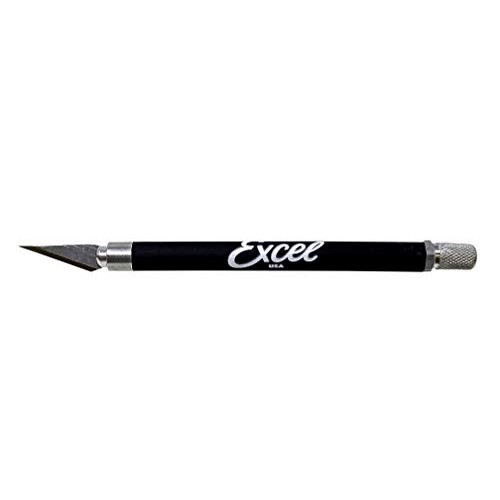 Excel Blades K18 Soft Grip Black Hobby and Craft Knife, with 15#11...
