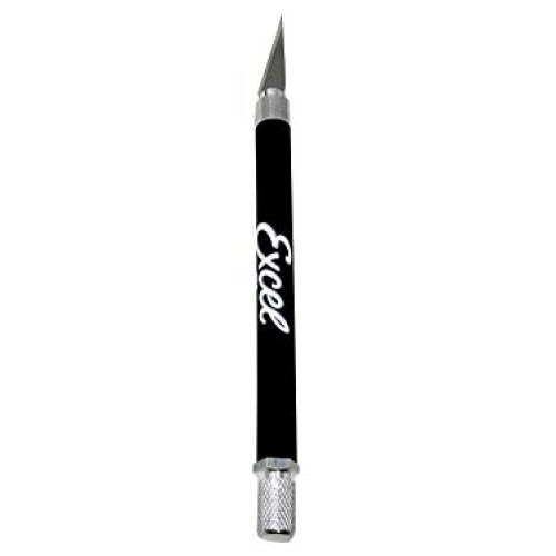 Excel Blades K18 Soft Grip Black Hobby and Craft Knife, with 15#11...