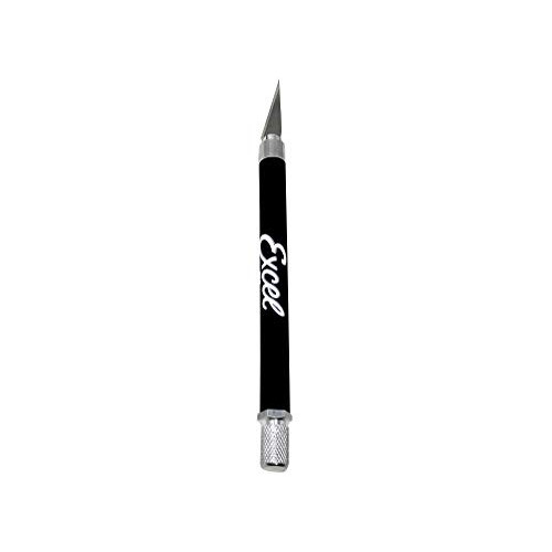 Excel Blades K18 Soft Grip Black Hobby and Craft Knife, with 15#11...