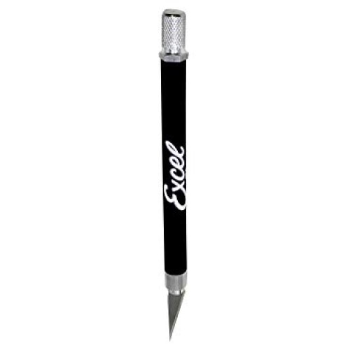Excel Blades K18 Soft Grip Black Hobby and Craft Knife, with 15#11...
