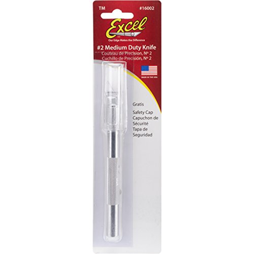 Excel Blades K2 Hobby Knife with Safety Cap, American Made Medium ...