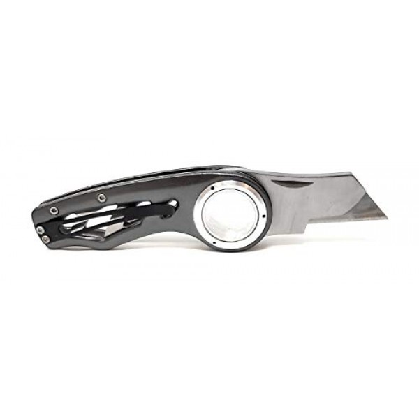 Excel Blades Revo Folding Pocket Utility Knife - Aluminum Body Hea...