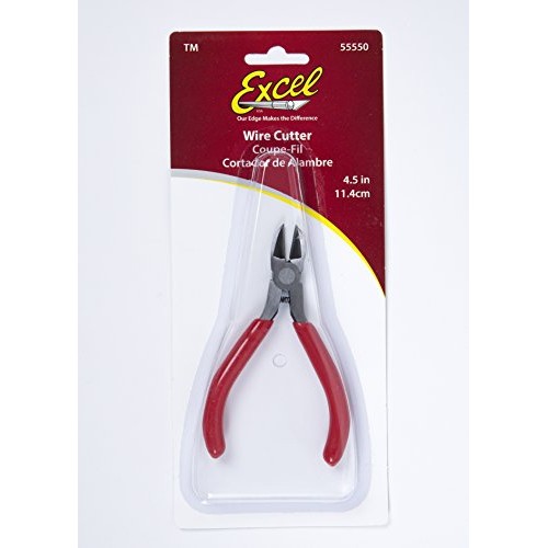 Soft Grip Wire Cutter Pliers, Small 4.5 Inch Carbon Steel Tool Ide...