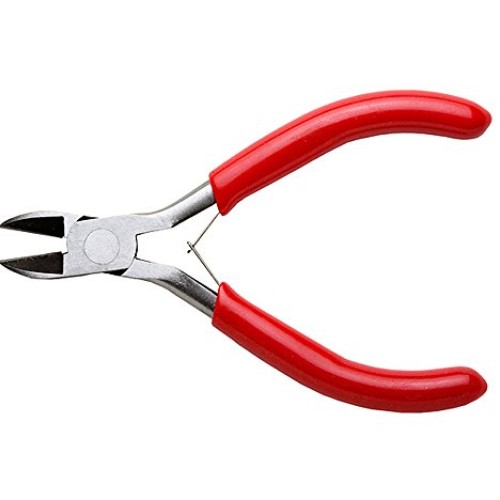 Soft Grip Wire Cutter Pliers, Small 4.5 Inch Carbon Steel Tool Ide...