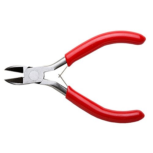 Soft Grip Wire Cutter Pliers, Small 4.5 Inch Carbon Steel Tool Ide...