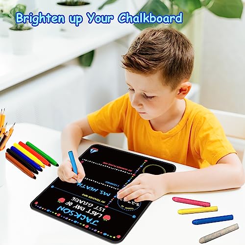First Day of School Board with Markers, 10”x12“Double Sided First ...