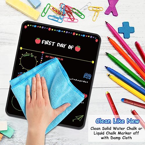 First Day of School Board with Markers, 10”x12“Double Sided First ...