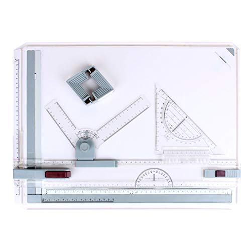ExGizmo A3 Drawing Table Board, Adjustable Measuring System Angle ...