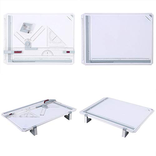 ExGizmo A3 Drawing Table Board, Adjustable Measuring System Angle ...