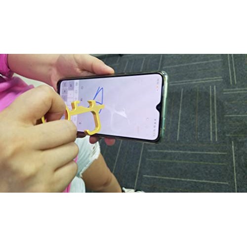 Germ Key Tool, No Touch Door Opener, Clean Key, Brass Door Opener,...
