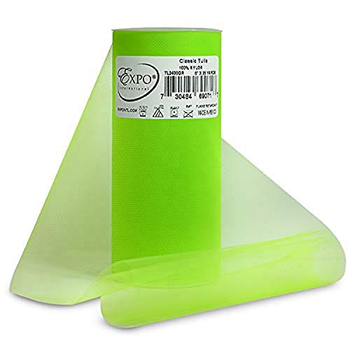 EXPO Classic Tulle Spool of 25-Yard, Green