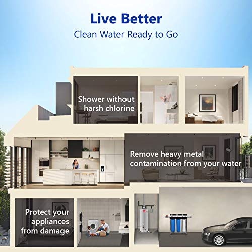 Express Water – Whole House Heavy Metal Water Filter Set – 3 Stage...