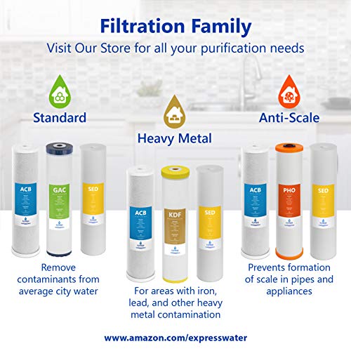 Express Water – Whole House Heavy Metal Water Filter Set – 3 Stage...