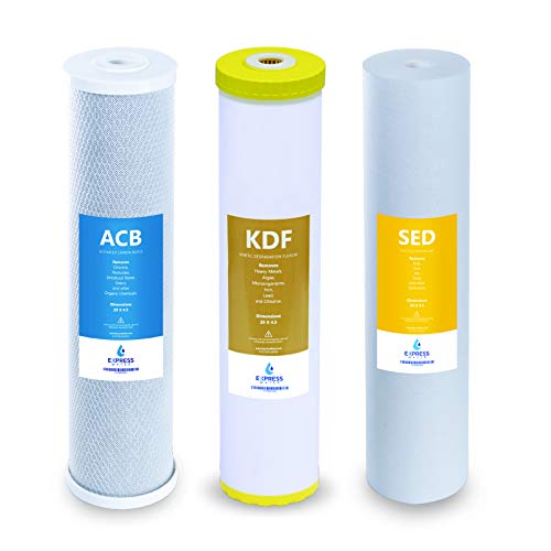 Express Water – Whole House Heavy Metal Water Filter Set – 3 Stage...