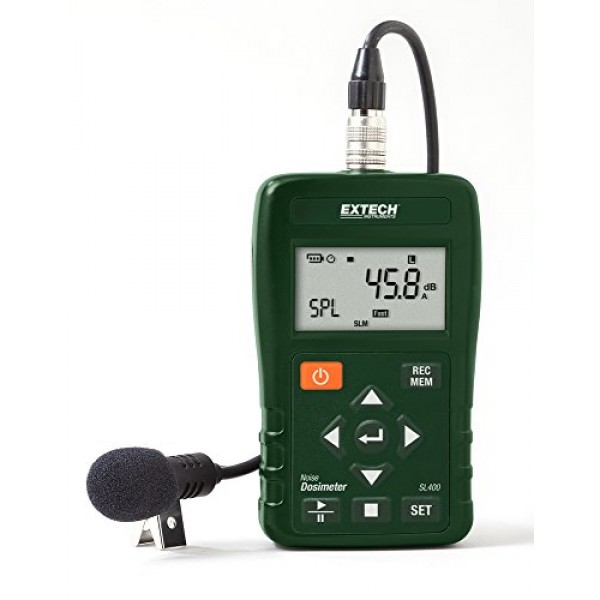 Extech SL400 Personal Noise Dosimeter with USB Interface