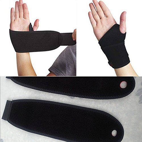 Exteren Adjustable Gym Wrist Band Brace Guard Professional Wrist W...