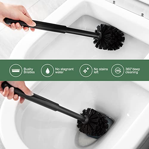 Eyliden Toilet Plunger and Brush, 2 in 1 Toilet Bowl Brush Plunger...