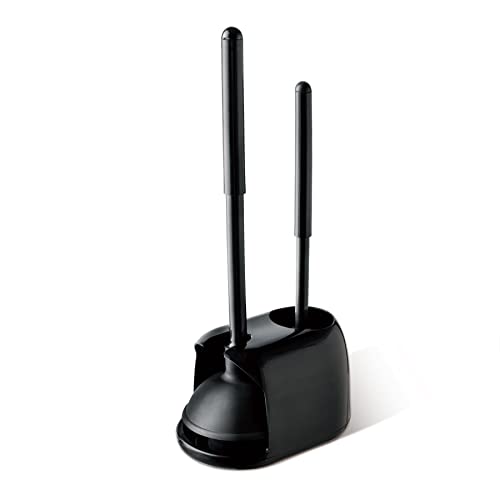 Eyliden Toilet Plunger and Brush, 2 in 1 Toilet Bowl Brush Plunger...