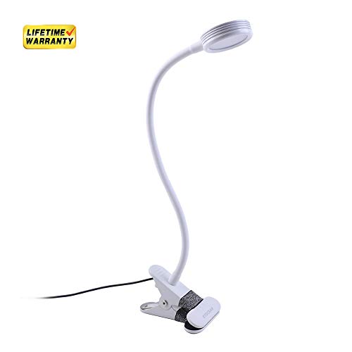 Eyocean LED Reading Light, Dimmable Clamp Lamp for Bed Headboard, ...