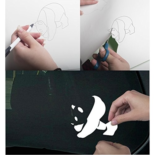 Permanent Adhesive Backed Vinyl Sheets by EZ Craft USA - 12 x 12...