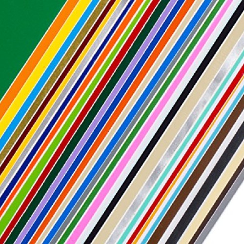 Permanent Adhesive Backed Vinyl Sheets by EZ Craft USA - 12 x 12...