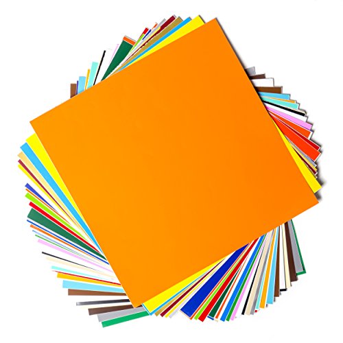 Permanent Adhesive Backed Vinyl Sheets by EZ Craft USA - 12 x 12...