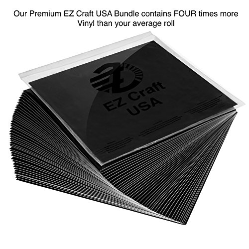 Permanent Glossy Black Vinyl Sheets Better Than Vinyl Rolls - EZ C...