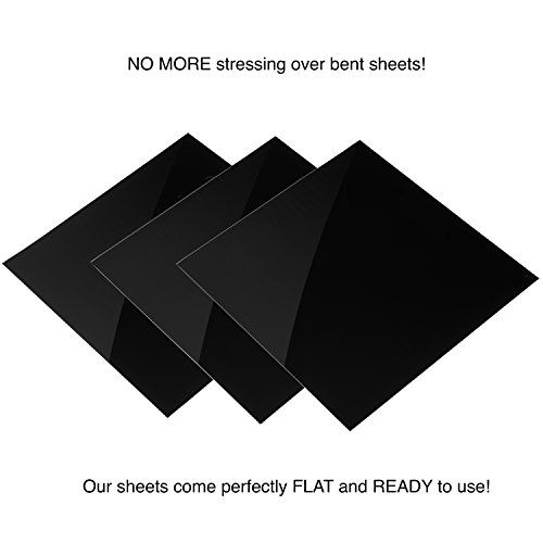 Permanent Glossy Black Vinyl Sheets Better Than Vinyl Rolls - EZ C...