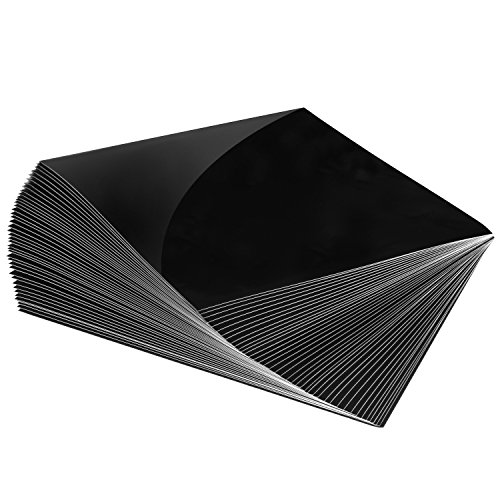 Permanent Glossy Black Vinyl Sheets Better Than Vinyl Rolls - EZ C...