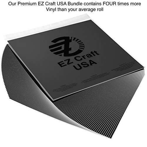 Permanent Matte Black Vinyl Sheets Better Than Vinyl Rolls - EZ Cr...