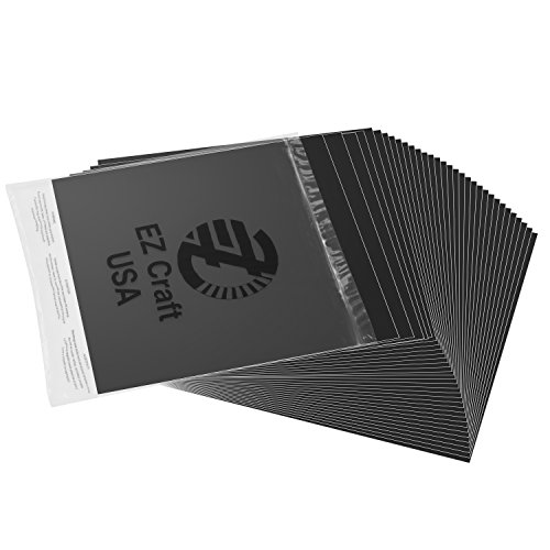 Permanent Matte Black Vinyl Sheets Better Than Vinyl Rolls - EZ Cr...