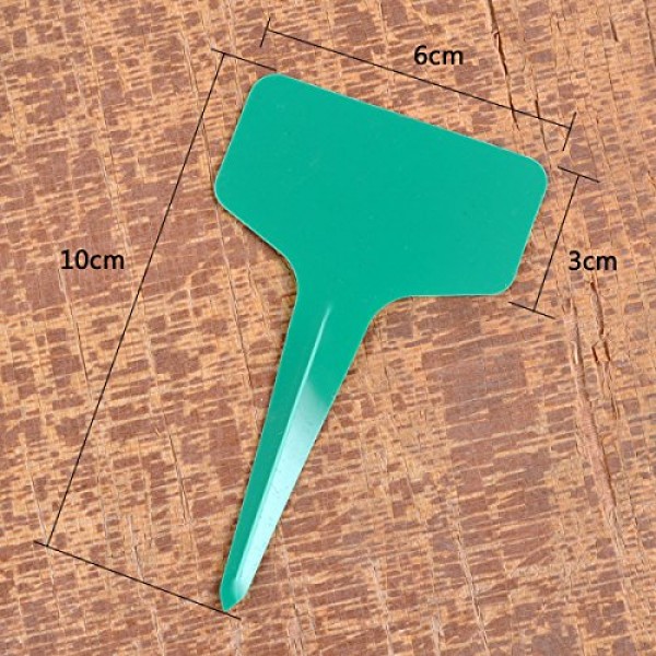 eZAKKA Plant Labels, 600pcs Plastic Plant Tags T-Type Nursery Gard...