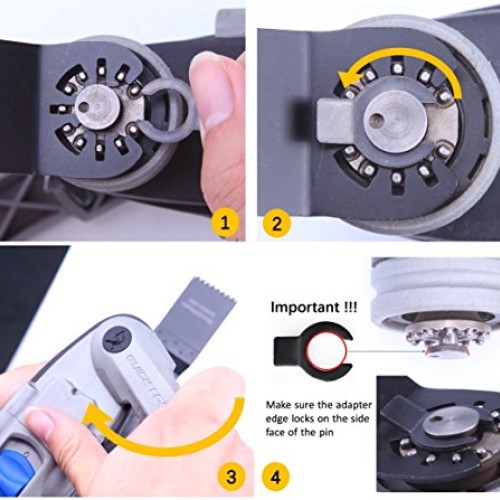 EZARC Oscillating Multitool Blade Carbide Saw Blades for Hard Mate...