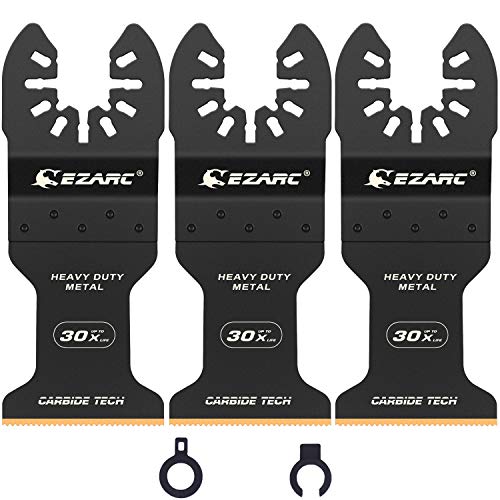 EZARC Oscillating Tool Blades Carbide Multitool Saw Blades for Har...