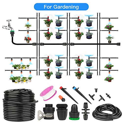 EZESO ESSENTIAL SKINCARE Drip Irrigation Kit - Garden Irrigation S...